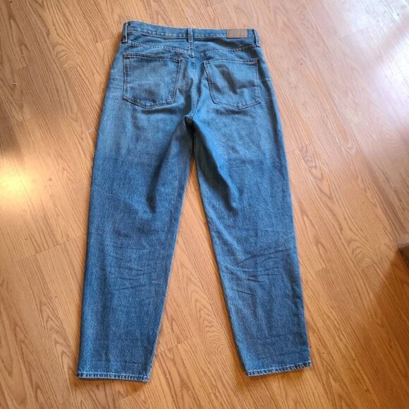 NEW! MADEWELL THE SLOUCHY BOYJEAN HIGH-RISE RELAXED BOYFRIEND RIGID JEANS sz 28 - Picture 4 of 8
